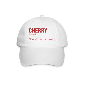 CERISE Kirsche - Casquette classique - blanc/blanc - Devant