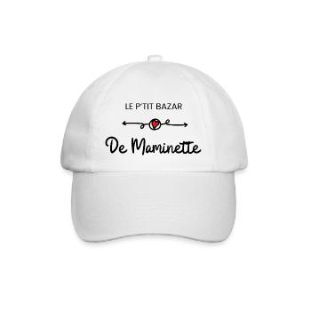 Grandma's Little Bazaar - Granny Gift Idea - Baseball Cap - white/white - Front