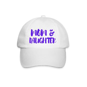 Mom & Daughter – Unbreakable Bond - Baseball Cap - white/white - Front