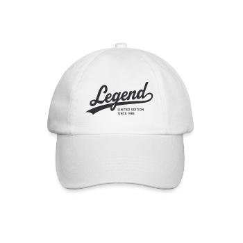 Legend Limited Edition Since 1985 - Baseballkappe - Weiß/Weiß - Vorne