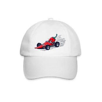 Speedy Pepper Takes the Lead - Baseball Cap - white/white - Front