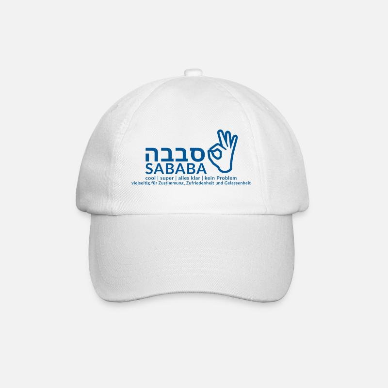 Sababa - Baseball Cap - white/white