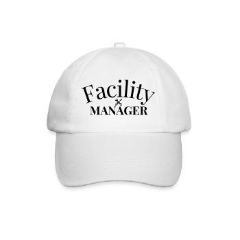 Facility Manager - Baseball Cap - white/white - Front
