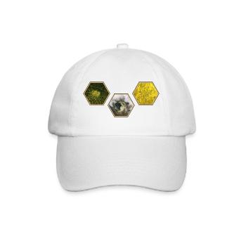 Siedler von Catan Hexagon Design - Baseballkappe - Weiß/Weiß - Vorne