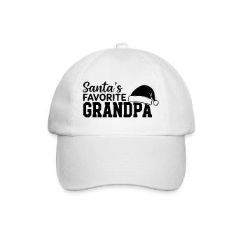 Le grand-père préféré du Père Noël - Casquette classique - blanc/blanc - Devant