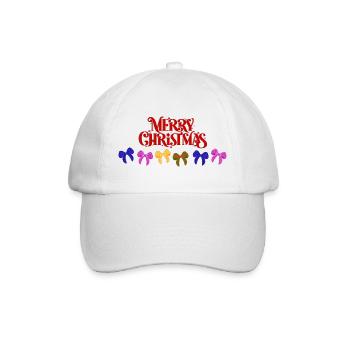 Défilé d’arcs de joyeux Noël - Casquette classique - blanc/blanc - Devant