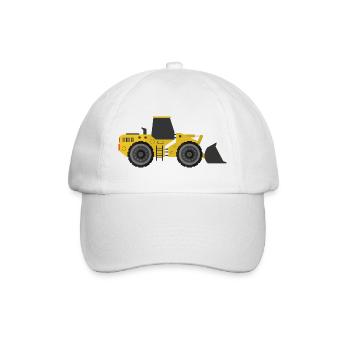 Excavator - Baseball Cap - white/white - Front