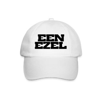 A VERY Geometric Block Typography - Baseball Cap - white/white - Front