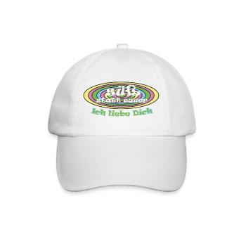sweet instead of sour Valentine's Day reconciliation - Baseball Cap - white/white - Front