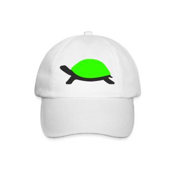 Drawn Turtle - Baseball Cap - white/white - Front