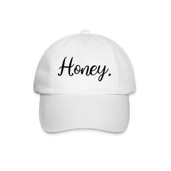 Women Men's Honey Honey Statement - Baseball Cap - white/white - Front