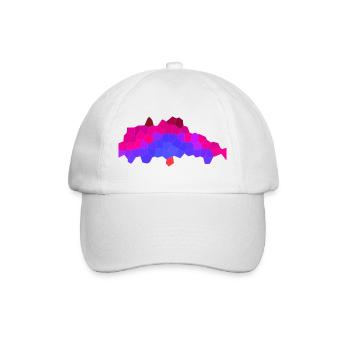 Berry Neon Horizon - Baseball Cap - white/white - Front