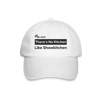 2b chef - Baseballkappe - Weiß/Weiß - Vorne
