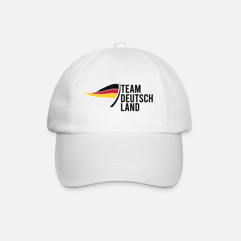 Équipe Allemagne - Casquette classique - blanc/blanc