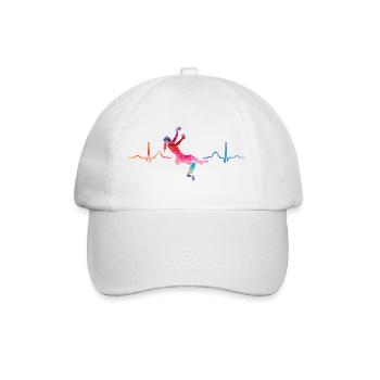 Boulderer heartbeat Bouldering Bouldering - Baseball Cap - white/white - Front