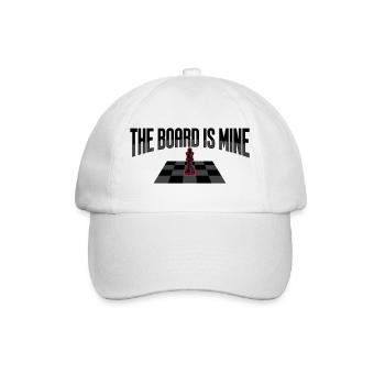 Maître de l'Échiquier Le Plateau de Jeu est à Moi - Casquette classique - blanc/blanc - Devant