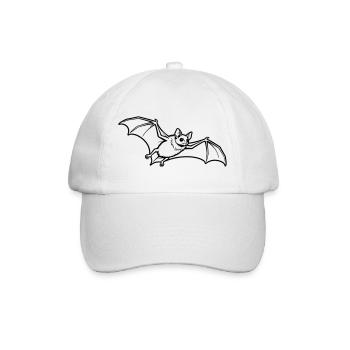 chauve-souris - Casquette classique - blanc/blanc - Devant