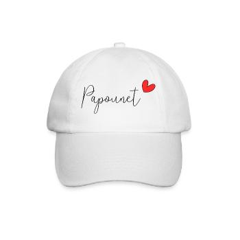 PAPOUNET. DAD. FATHER'S DAY. HAPPY FATHER'S DAY - Baseball Cap - white/white - Front