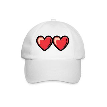 Hearts Love Symbol - Baseball Cap - white/white - Front