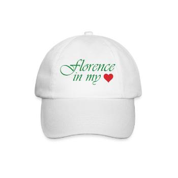 Florence dans mon cœur - Casquette classique - blanc/blanc - Devant