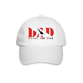 DAD - Baseball Cap - white/white - Front