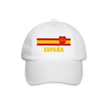 SPANIEN SPAIN España EUROPA SPANISCHE SPORT FAN - Baseballkappe - Weiß/Weiß - Vorne