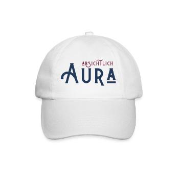 Absichtlich Aura - Baseballkappe - Weiß/Weiß - Vorne