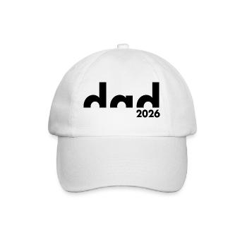 Papa 2026 | Père | Fête des pères - Casquette classique - blanc/blanc - Devant