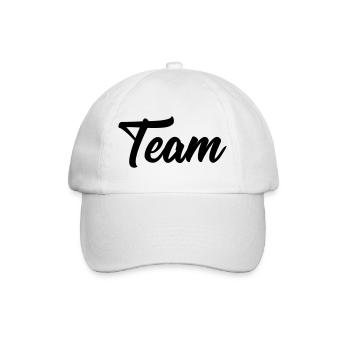 Équipe - Casquette classique - blanc/blanc - Devant