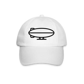 Airship - Baseball Cap - white/white - Front