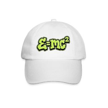 Einstein Formula Graffiti - Baseball Cap - white/white - Front