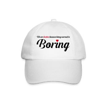 Besties Heart Friendship Design - Baseball Cap - white/white - Front