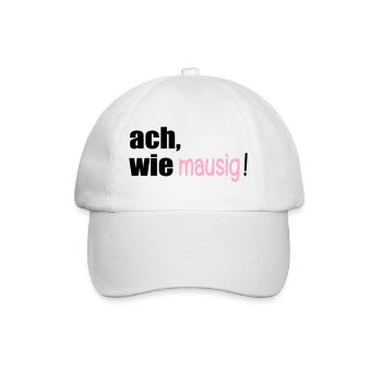 MAUSIGE SPRÜCHE - Baseballkappe - Weiß/Weiß - Vorne