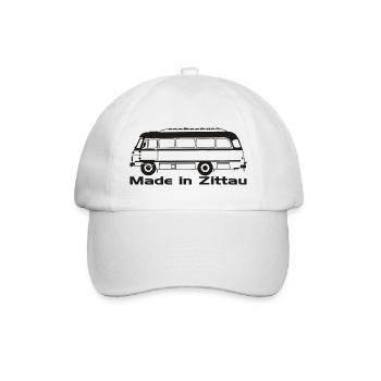 Robur Bus Zittau - Baseballkappe - Weiß/Weiß - Vorne