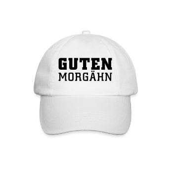 Guten Morgähn - Baseballkappe - Weiß/Weiß - Vorne
