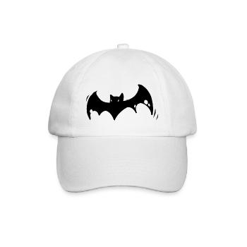 bat - Baseballkappe - Weiß/Weiß - Vorne
