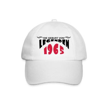 1965 legenden - Baseballkappe - Weiß/Weiß - Vorne