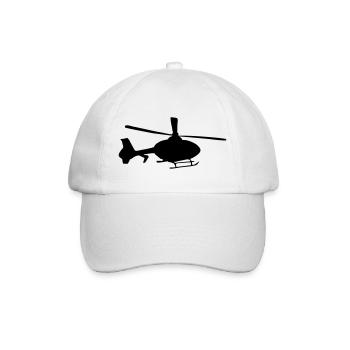 hélicoptère - Casquette classique - blanc/blanc - Devant