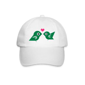 Perruches - Casquette classique - blanc/blanc - Devant