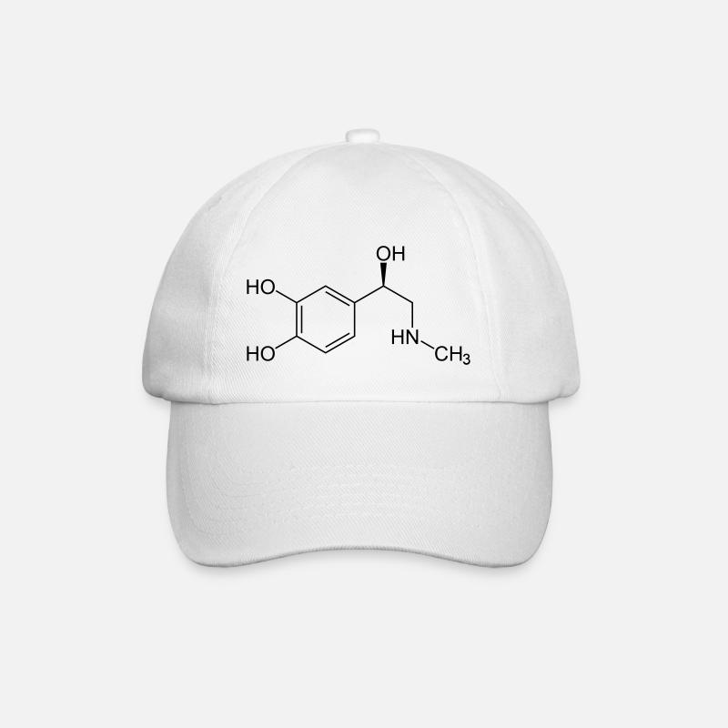 adrenalin epinephrin - Baseballkappe - Weiß/Weiß