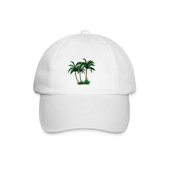 palms - Baseballkappe - Weiß/Weiß - Vorne