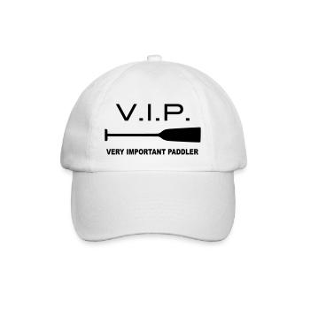 VIP Very Important Paddler Dragon Boat Canoe 1c - Baseball Cap - white/white - Front