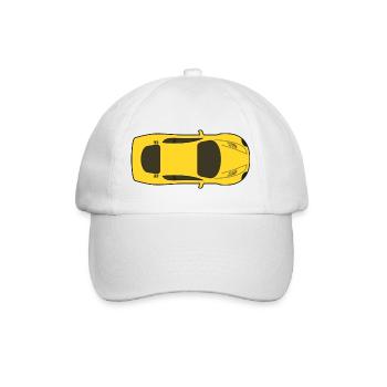 dragster racer automotive car racing car5 - Baseball Cap - white/white - Front