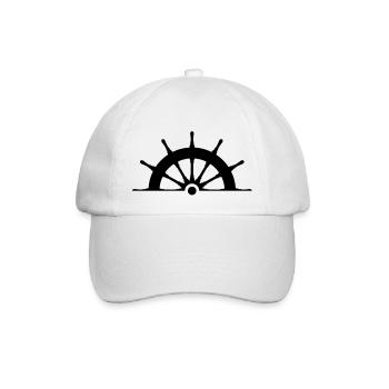 Steering wheel - Baseball Cap - white/white - Front