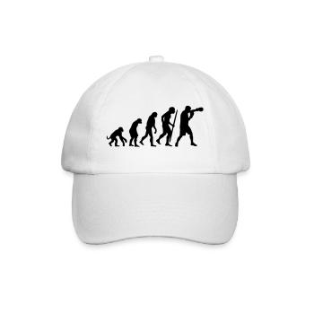 Evolution de la boxe - Casquette classique - blanc/blanc - Devant