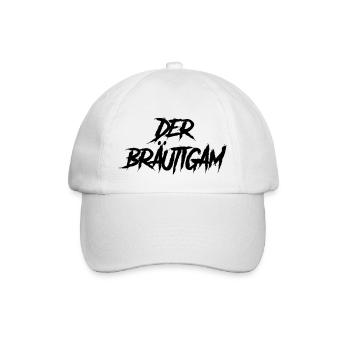 der bräutigam - Baseballkappe - Weiß/Weiß - Vorne