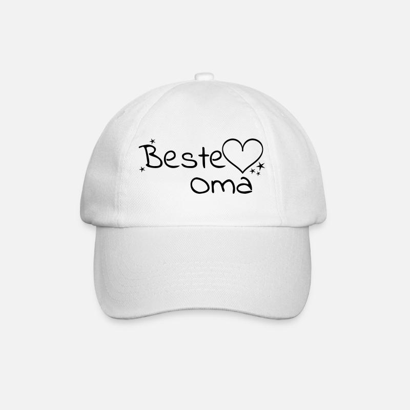 Meilleure grand-mère - Casquette classique - blanc/blanc