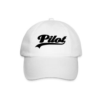 pilot - Baseballkappe - Weiß/Weiß - Vorne