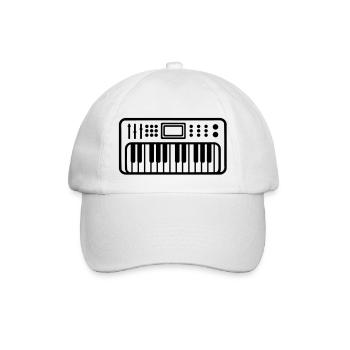 Keyboard - Baseballkappe - Weiß/Weiß - Vorne