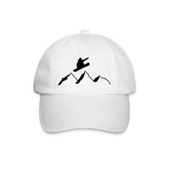 Snowboarders - Casquette classique - blanc/blanc - Devant
